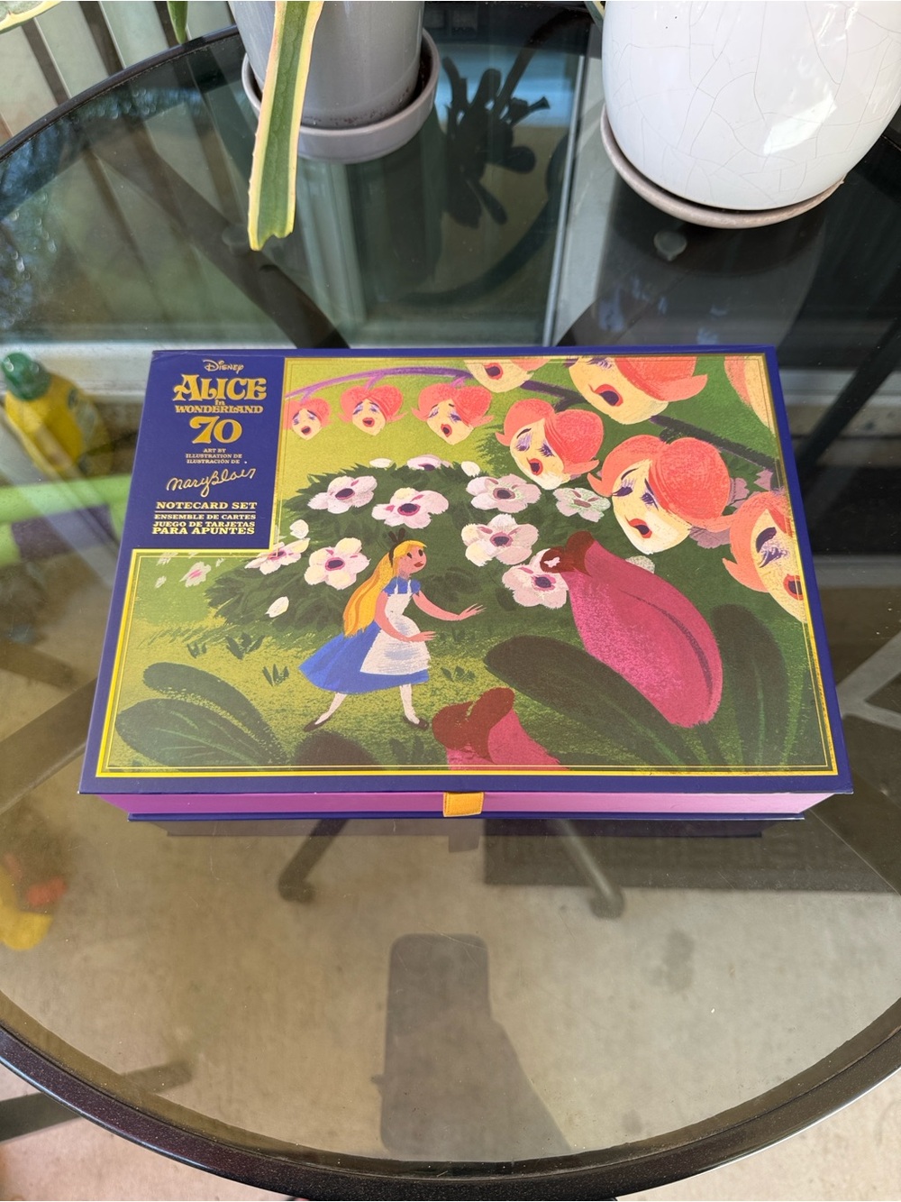 NWOT Alice in Wonderland 70th Anniversary Stationery Set